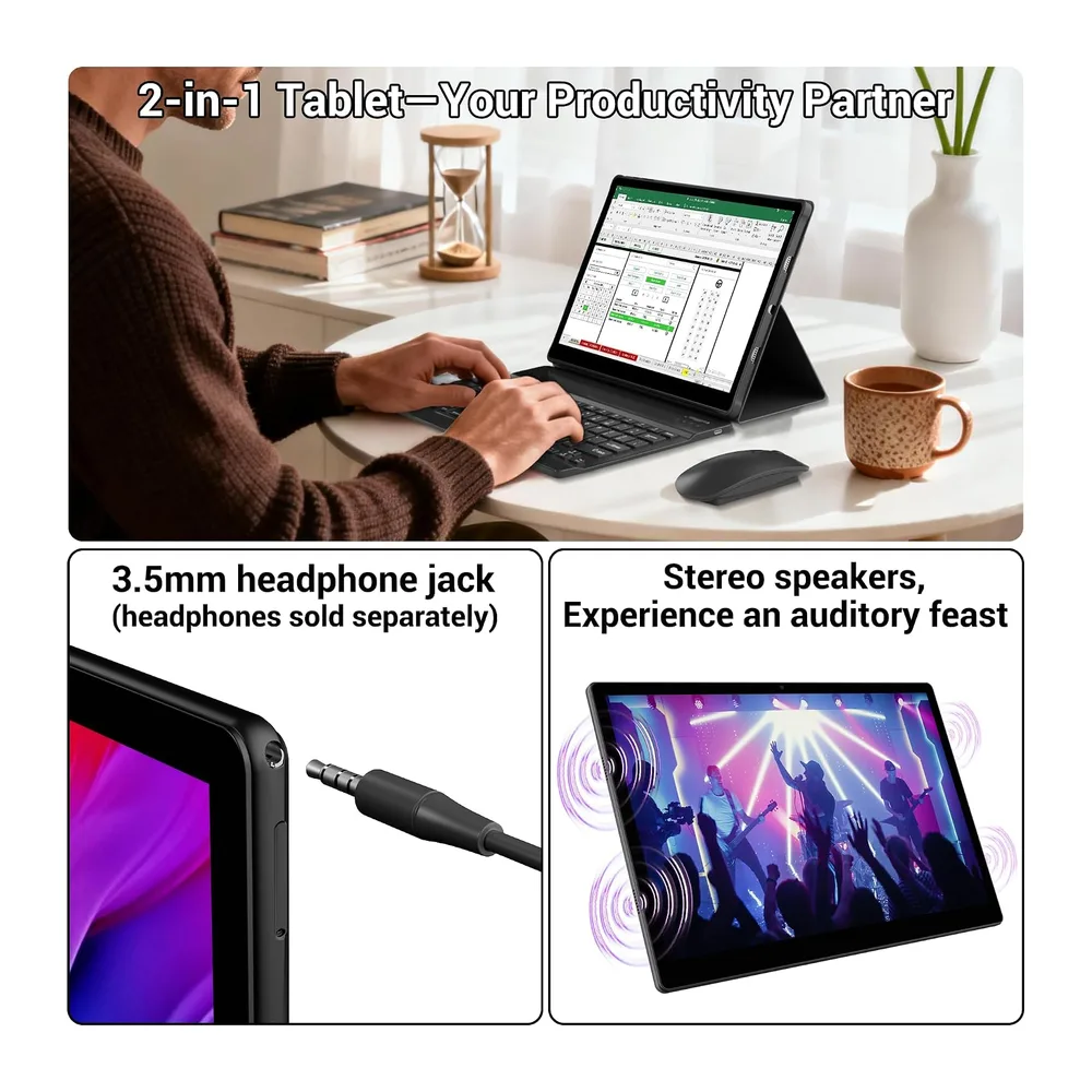 Tablet 14 Pollici Android 16 tablet con sim/5G WiFi,Octa-Core 2.0Ghz,36GB RAM+512GB ROM/11580mAh/Face — 6