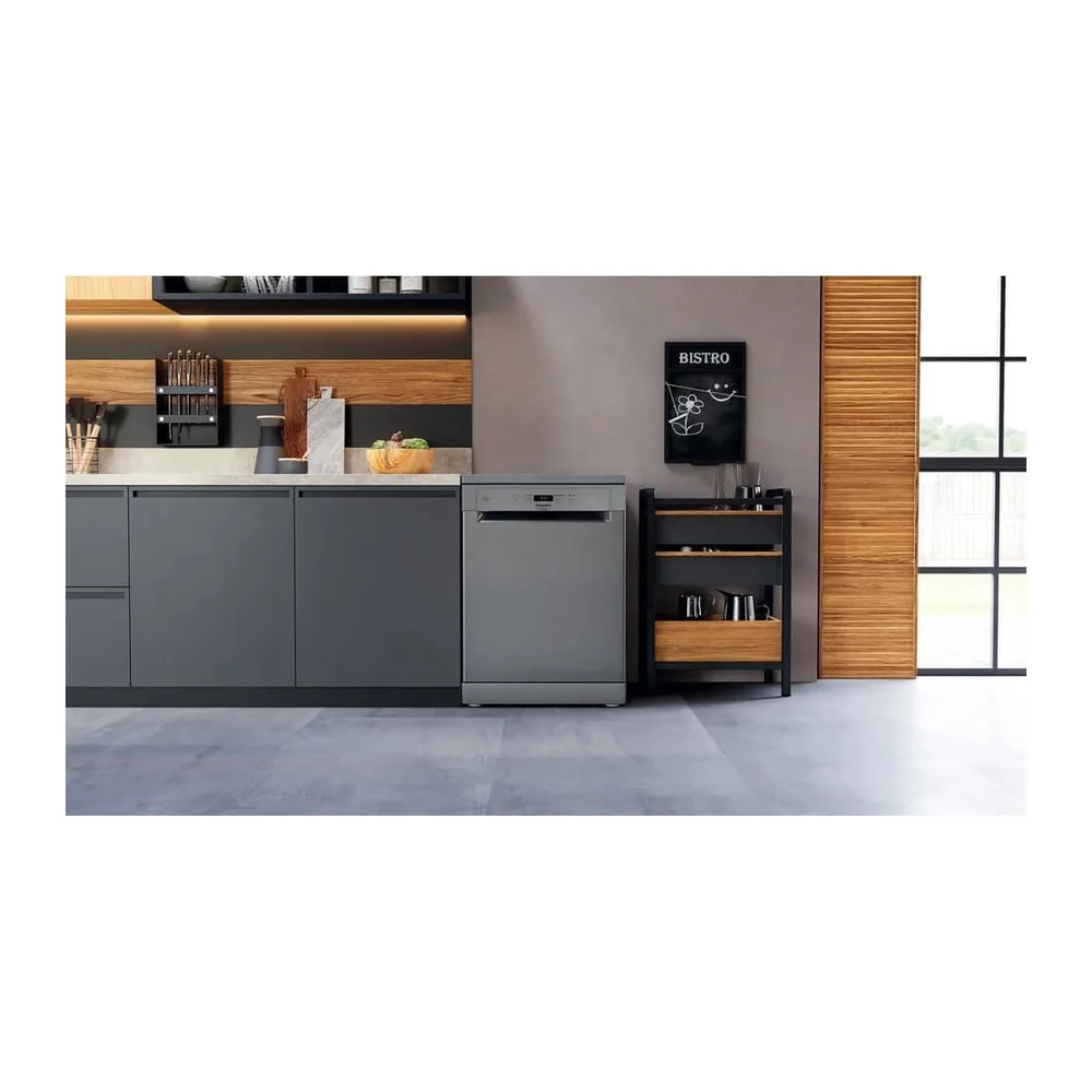 HA2FFC14BX - Lavastoviglie Libera installazione 14 Coperti Inox Classe Energetica D [Classe di efficienza — 6