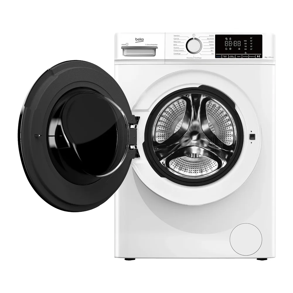 BMX8126DW - Lavatrice 8Kg 1200 Giri Inverter Carica Frontale Libera Installazione Classe Energetica A [Classe — 2