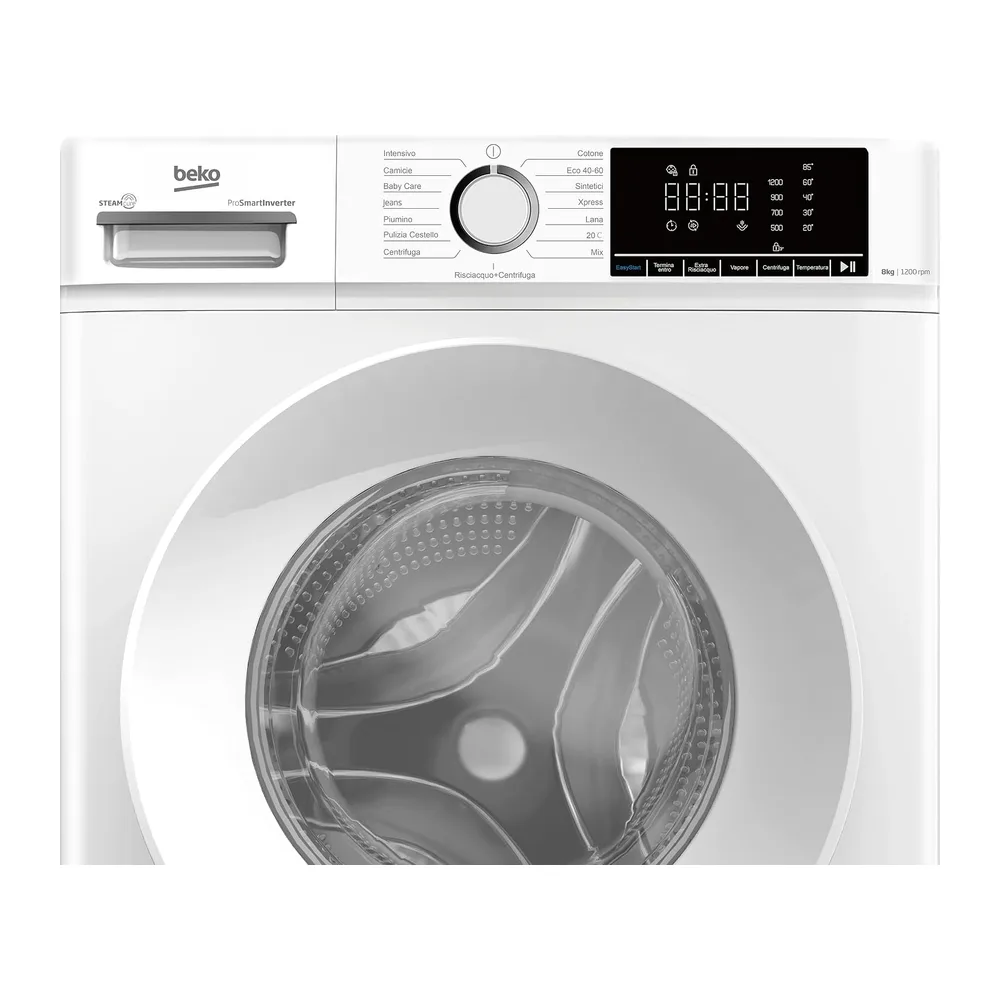 BMX8126DW - Lavatrice 8Kg 1200 Giri Inverter Carica Frontale Libera Installazione Classe Energetica A [Classe — 6