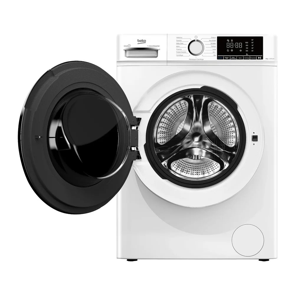 BMX8126DB - Lavatrice 8Kg 1200 Giri Inverter Vapore Carica Frontale Libera Installazione Classe Energetica A — 2