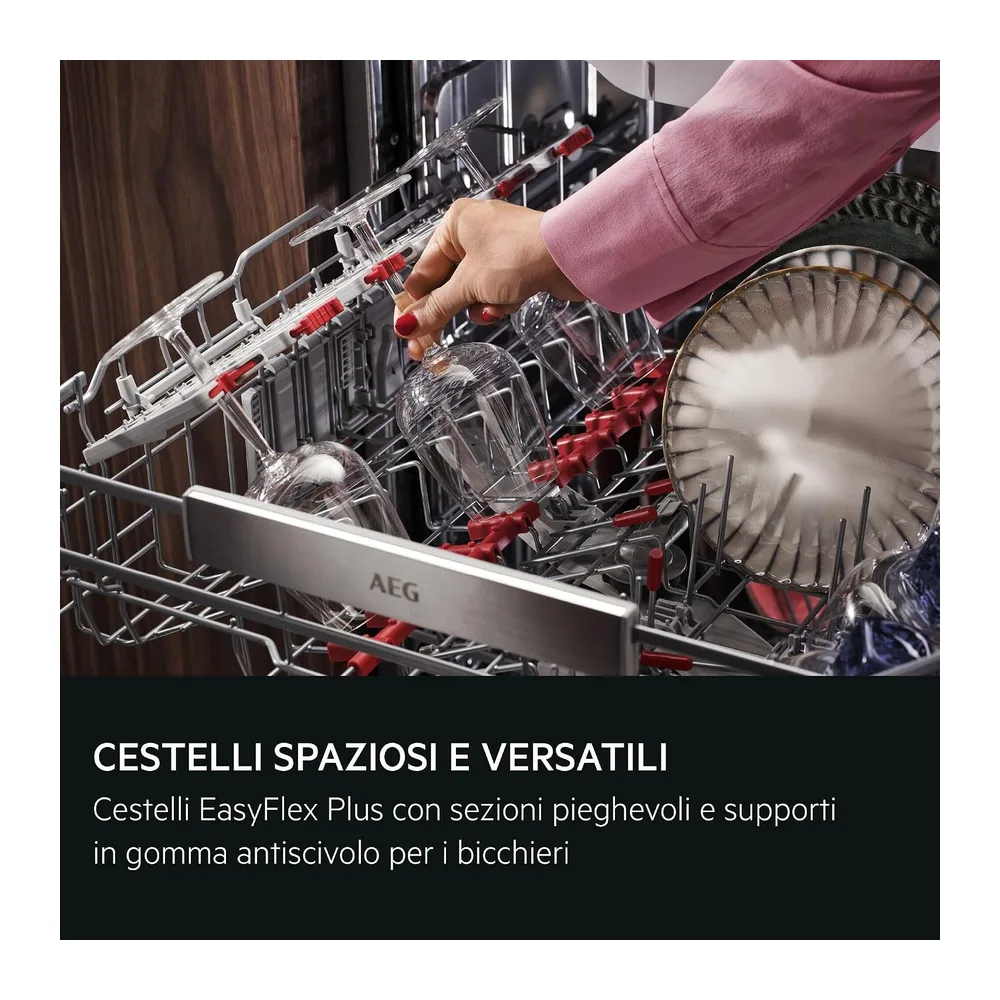AEG Lavastoviglie 14 coperti Classe A 60 cm GU8200A2SGM [Classe di efficienza energetica A] — 2