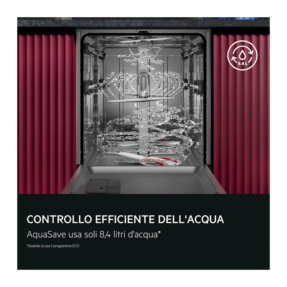 AEG Lavastoviglie 14 coperti Classe A 60 cm GU8200A2SGM [Classe di efficienza energetica A] — 6