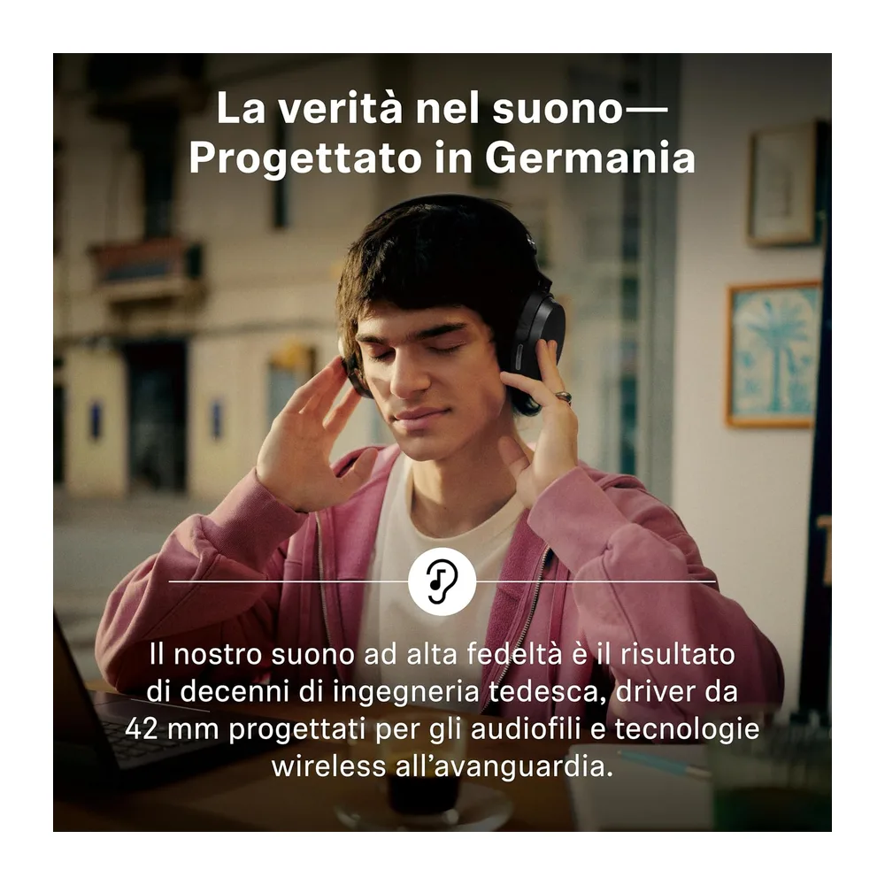 Sennheiser MOMENTUM 5 cuffie over ear cancellazione rumore I Batt. 57h — 2