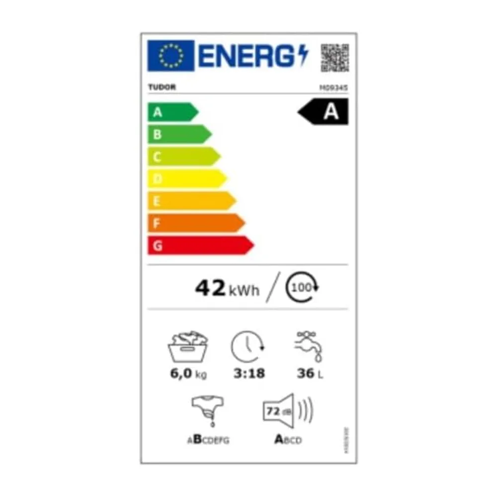 Lavatrice a Carica Frontale 6 kg Bianco Classe A 598×400×845 mm Vapore Rapido BLDC Inverter 1200 RPM 12 — 5