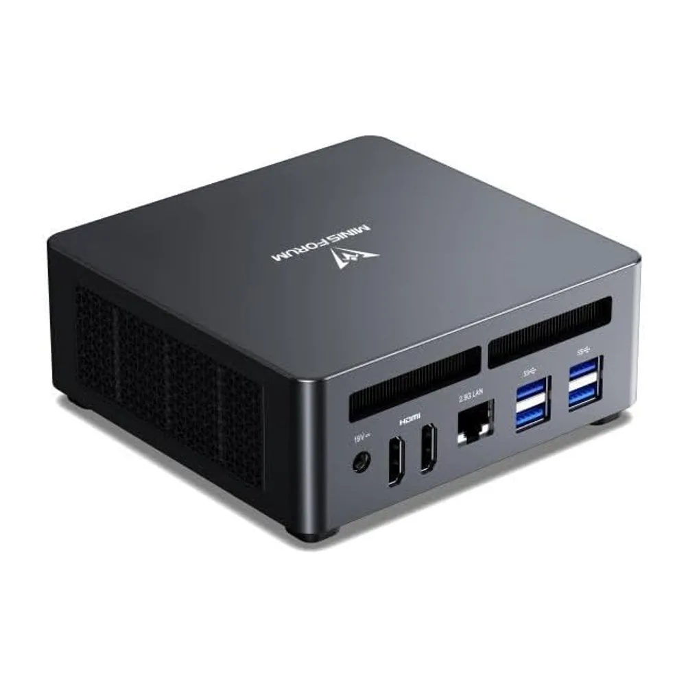 MINISFORUM AI X1-255 Mini PC, AMD Ryzen 7 255 8 core 16 thread processore fino a 4,9 GHz, AMD Radeon 780M, — 3