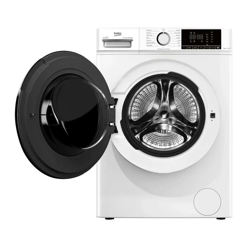Beko Lavatrice BMX7126DW Capacità 7 Kg Motore Inverter 1200 Giri Classe Energetica A — 2