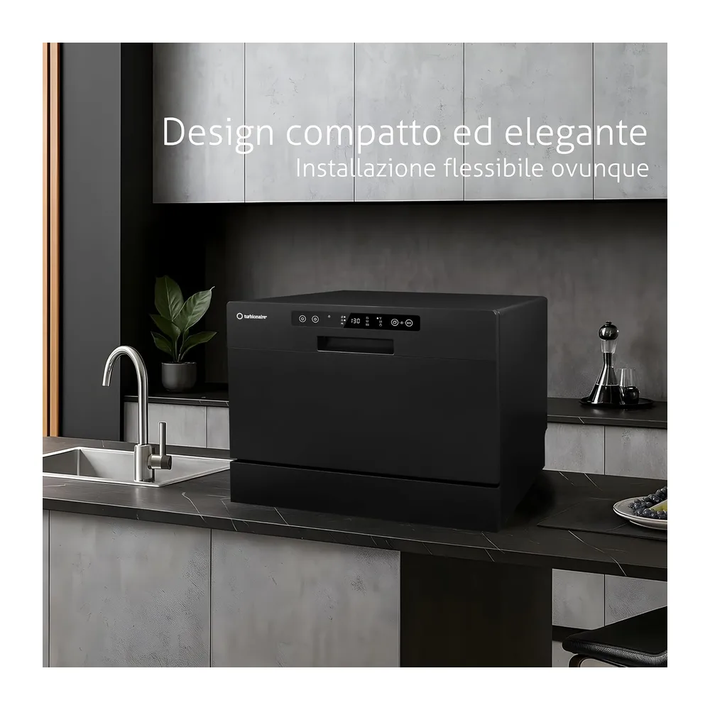 Lavastoviglie compatta Turbionaire AVA 6 TPDSAVA6CTB — 2