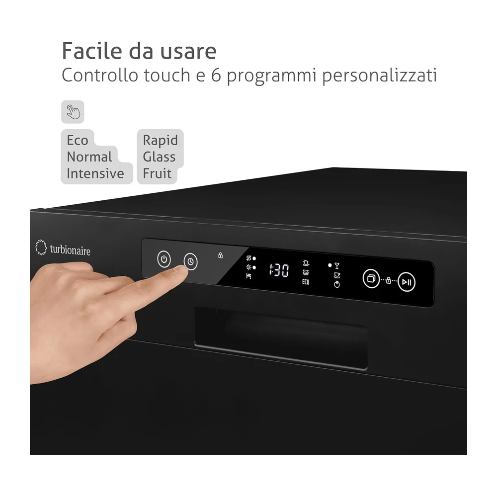 Lavastoviglie compatta Turbionaire AVA 6 TPDSAVA6CTB — 4