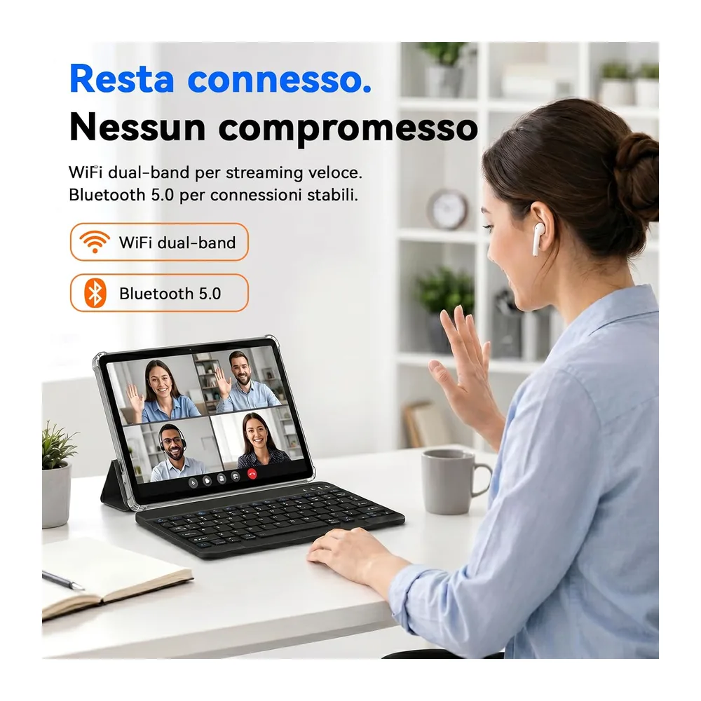 Tablet 11 Pollici Android 16 con Tastiera — 5