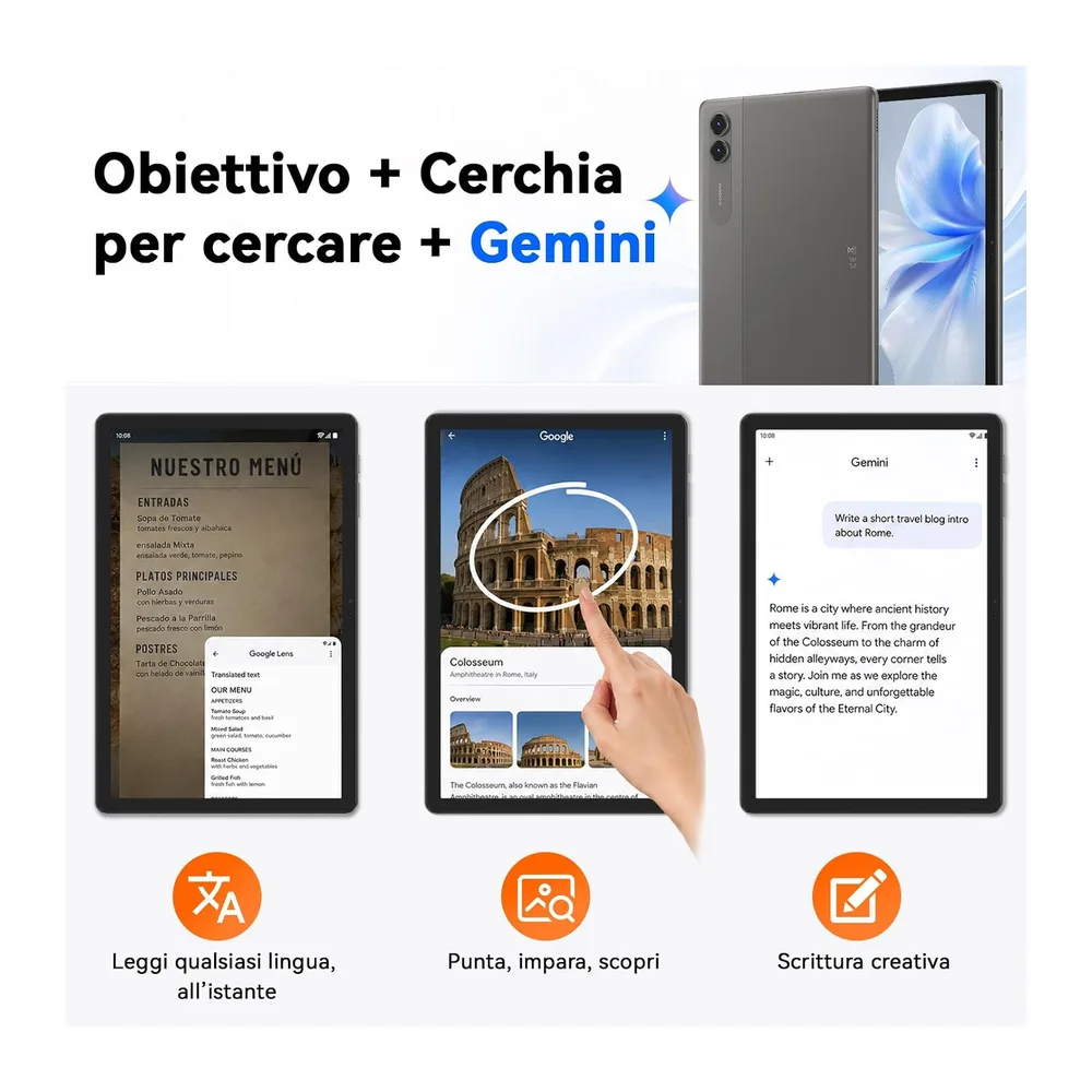 Tablet 11 Pollici Android 16 con Tastiera — 6
