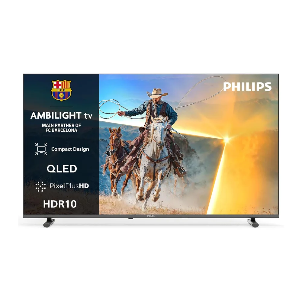 PHILIPS Ambilight TV 32PQS6901/12 32 Inch FHD QLED Smart TV [Classe di efficienza energetica E]