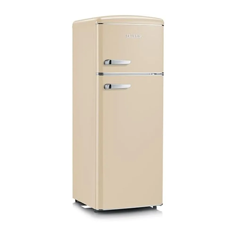 Severin RKG 8953 - Frigorifero/congelatore a doppia porta retrò [Classe di efficienza energetica D]