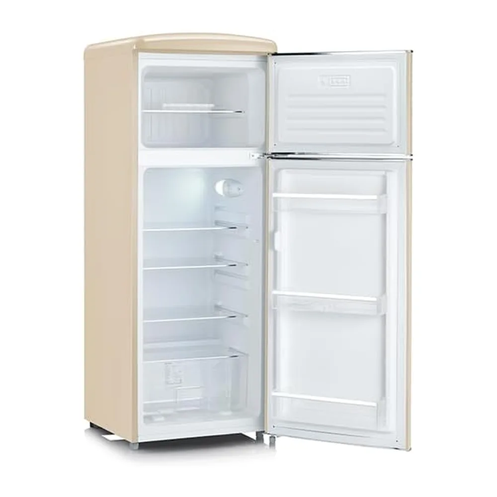 Severin RKG 8953 - Frigorifero/congelatore a doppia porta retrò [Classe di efficienza energetica D] — 2