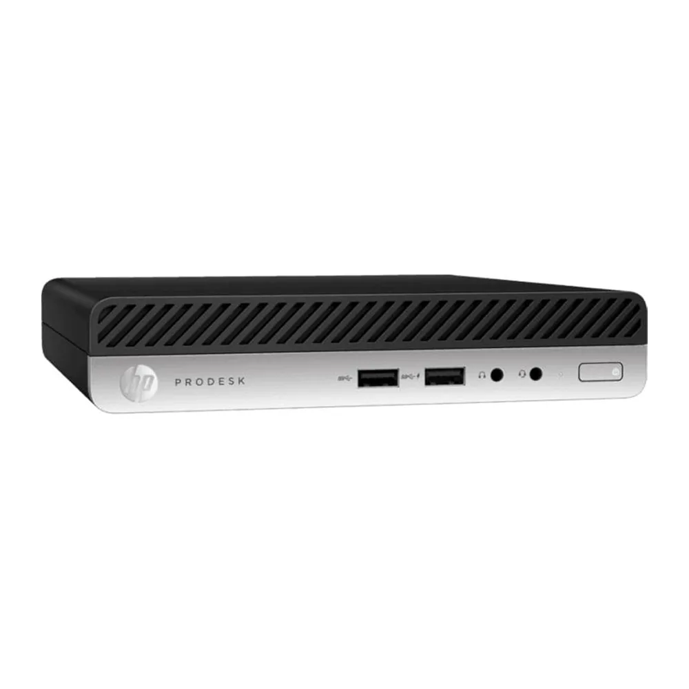 HP ProDesk 405 G4 Mini Desktop PC, AMD Ryzen 5 Pro 2400G, 8GB RAM, 256GB SSD, WiFi, Bluetooth, Tastiera US — 2