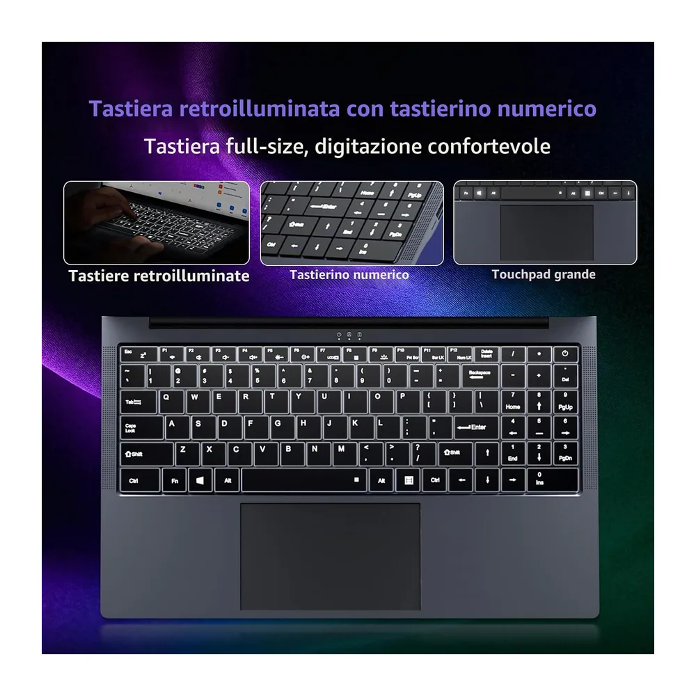 16" PC Portatile Core i5 8210Y processore fino 3,6GHz — 5