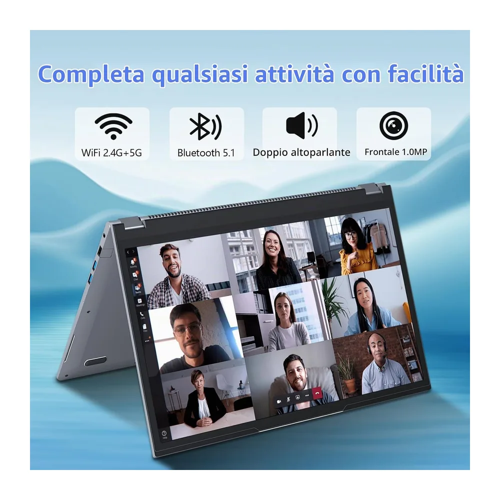 PC Portatile 2-in-1 Touchscreen da 15,6 Pollici — 6