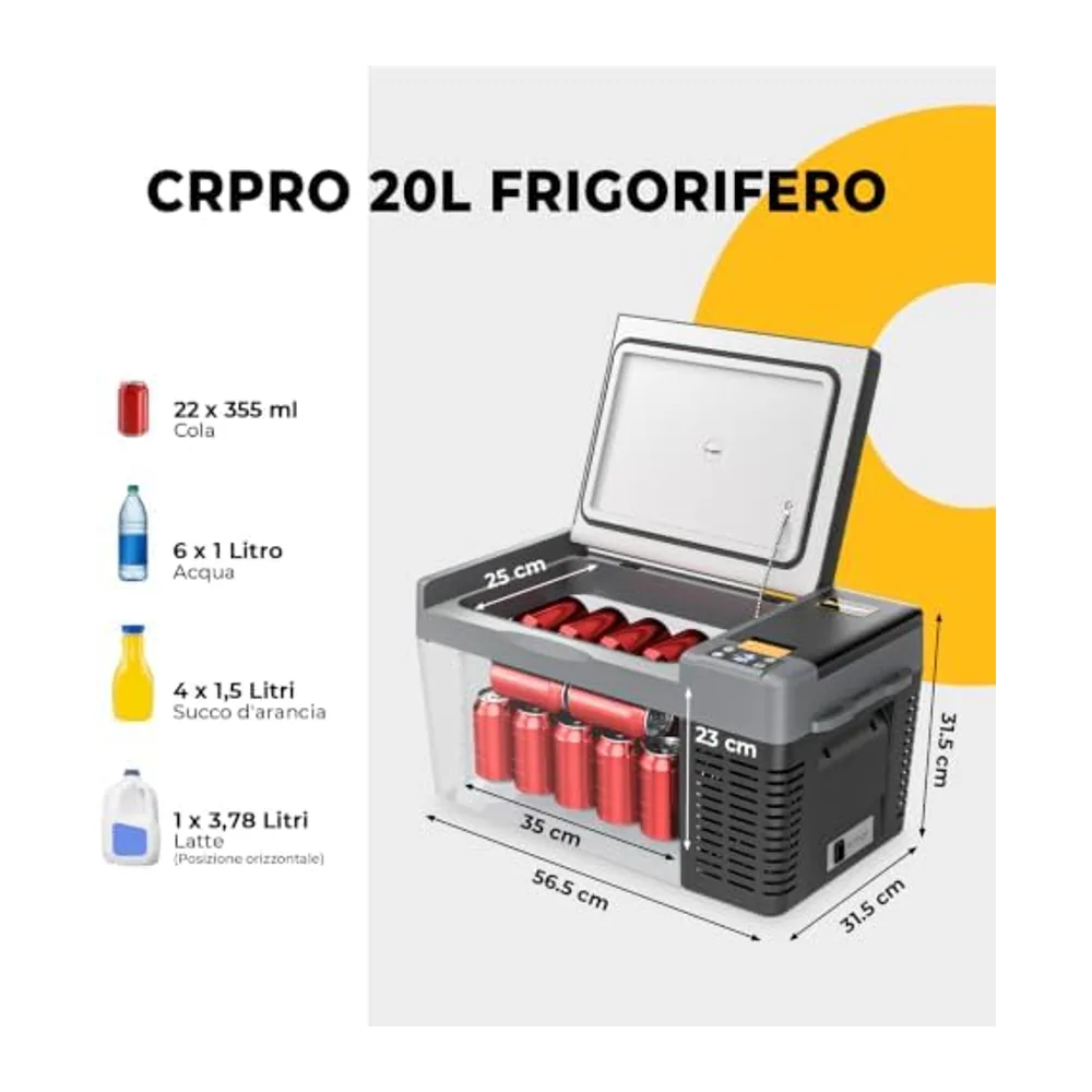 BougeRV CRPRO 20L Frigo auto a compressore — 5
