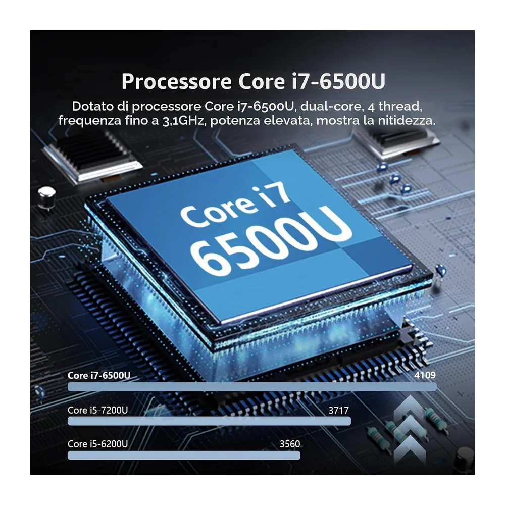 16" PC Portatile Core i7 6500U processore fino 3,1GHz — 4