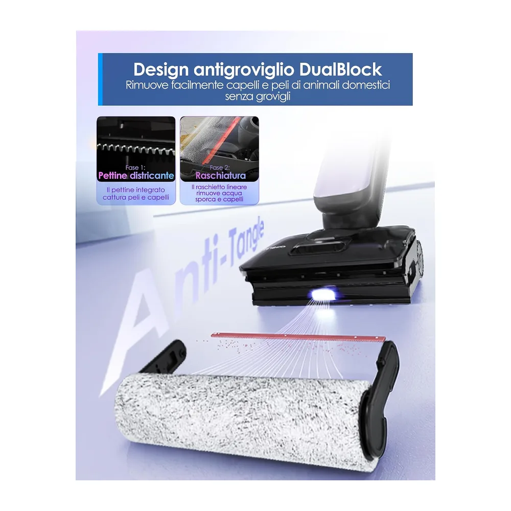 Tineco FLOOR ONE S9 Artist Boost Steam aspira e lava con ReverseScrub — 6