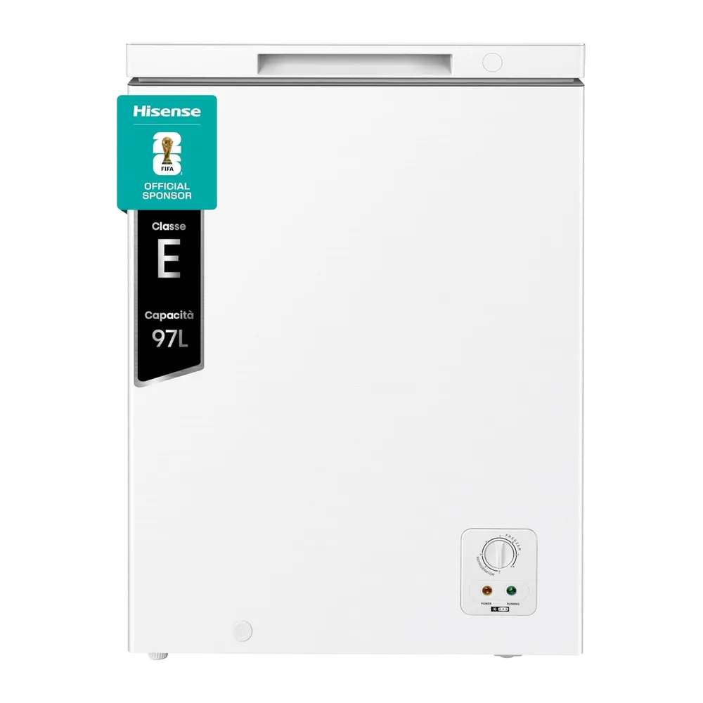 Hisense HCF100E NUOVO Congelatore a Pozzetto con capacità 97 litri
