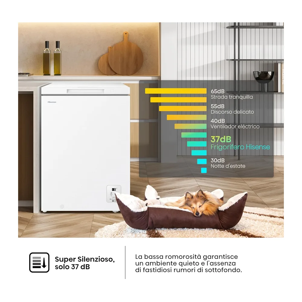 Hisense HCF145E NUOVO Congelatore a pozzo 141 litri — 5