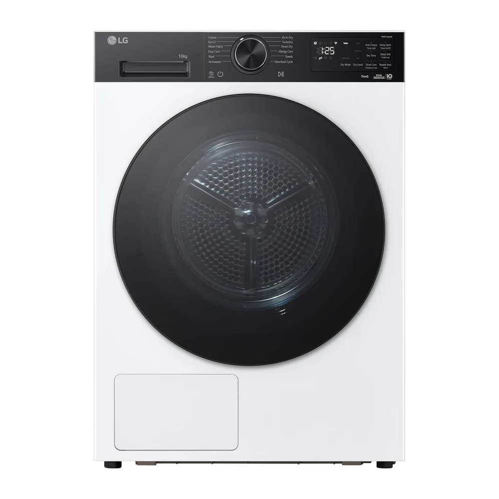 LG RNX5010TKB AI Dry Asciugatrice 10 kg Intelligente a Pompa di Calore [Classe di efficienza energetica C]