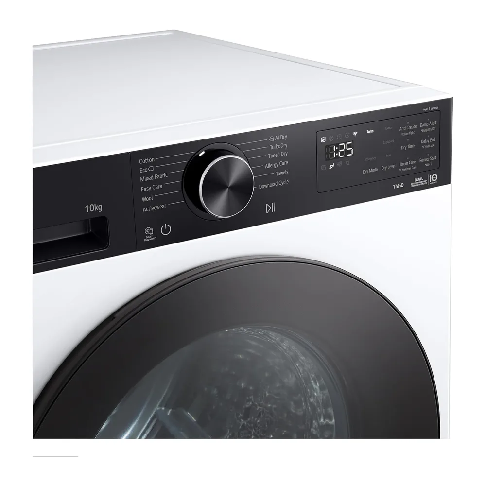 LG RNX5010TKB AI Dry Asciugatrice 10 kg Intelligente a Pompa di Calore [Classe di efficienza energetica C] — 3