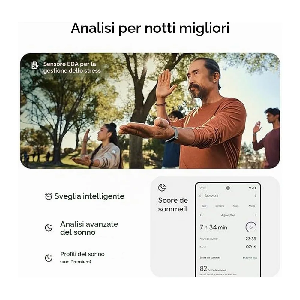 Fitbit Google Charge 6 Activity Tracker include un abbonamento Premium di 6 mesi — 4