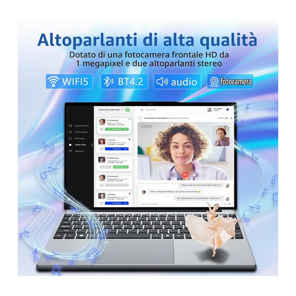PC Portatile 15,6 pollici con Celeron N150 Processor — 6