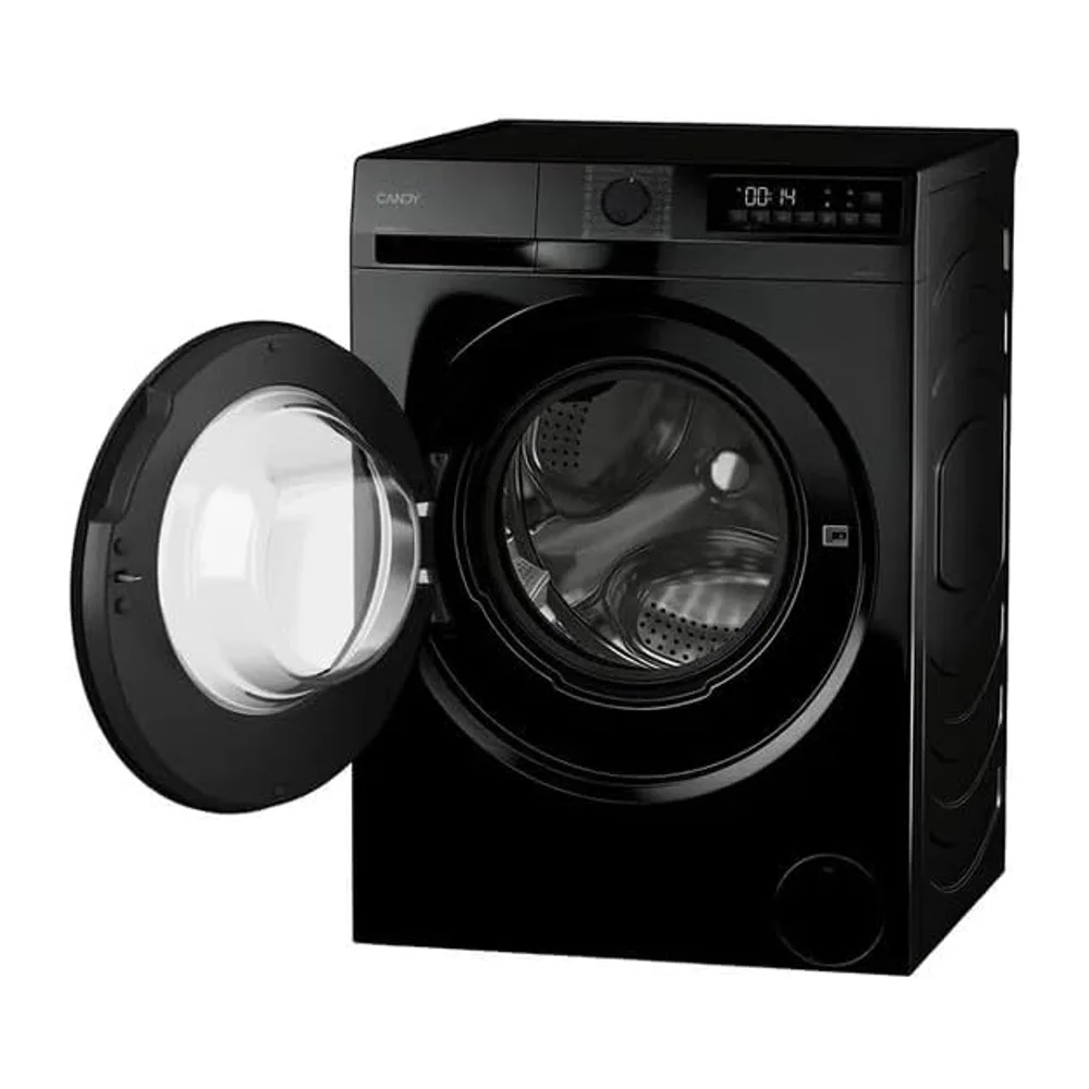 CANDY Lavatrice GD 410B9B-S Capacità 10kg 1400 Giri Colore nero Classe Energetica A-30% — 2