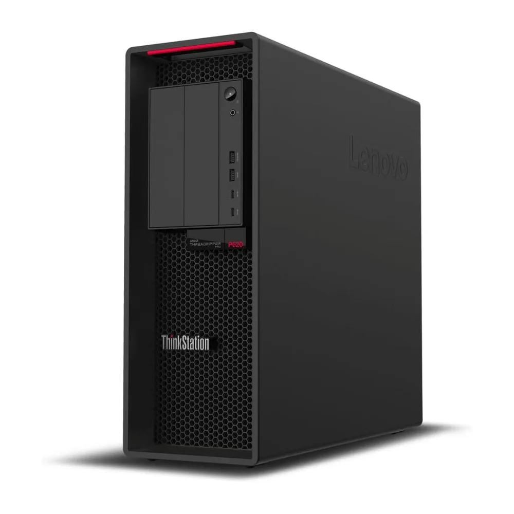 Lenovo ThinkStation P620 AMD Ryzen Threadripper PRO 3975WX 1TB SSD 32GB Memoria Nvidia GeForce RTX 3080 W-LAN — 4