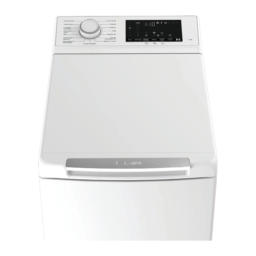 Hotpoint Ariston HTLCARE 66W IT - Lavatrice 6 kg Carica dall'Alto [Classe di efficienza energetica A]