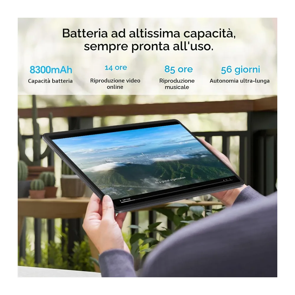 HONOR Pad X8a Tablet 11" - Schermo 90Hz con Protezione Oculare, 128GB 4GB, Batteria 8300mAh, Espandibile fino — 6