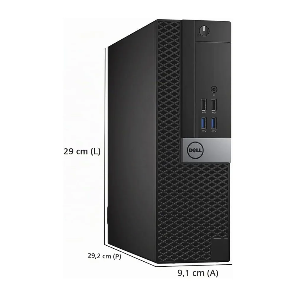 Dell OptiPlex 5050 SFF Desktop, Intel Core i5-7500T, 8 GB di RAM, 256 GB di SSD, WiFi, Bluetooth, tastiera — 5