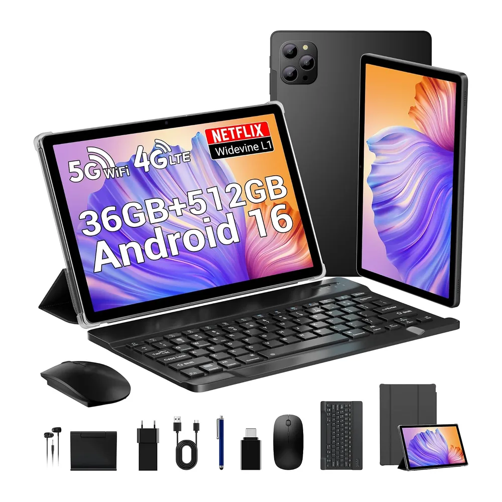 Tablet 11 Pollici Android 16 con Octa-Core 2.0GHz