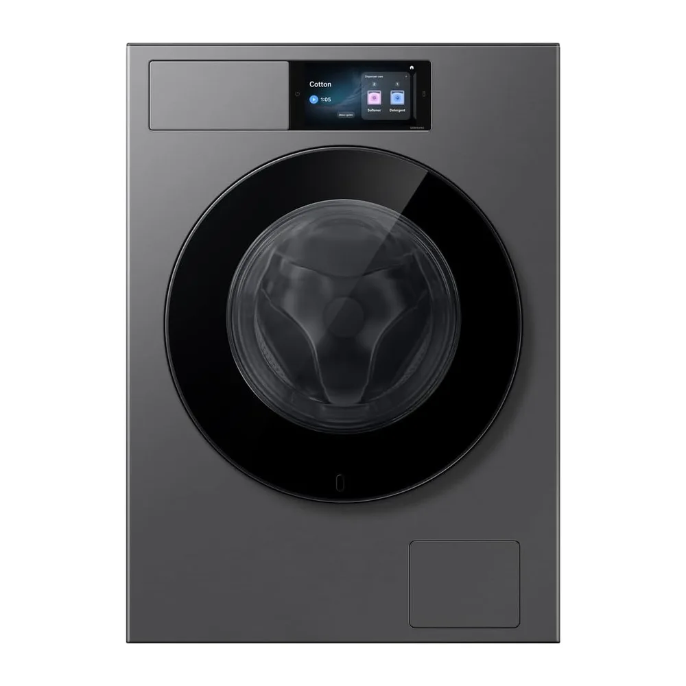 Samsung Lavatrice, 9 kg, 1400 giri/min, classe energetica A, touch display, AI Wash, AI Ecobubble,