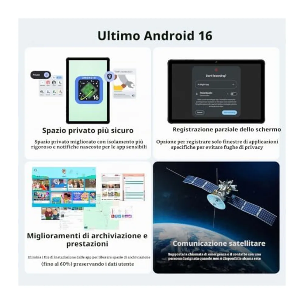 2026 Android 16 Tablet in offerta con 11 Pollici — 6