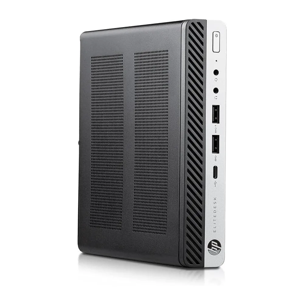 HP EliteDesk 800 G5 Mini Desktop, Intel Core i5-9500T, 16 GB di RAM, SSD da 256 GB, WiFi, Bluetooth, tastiera — 3