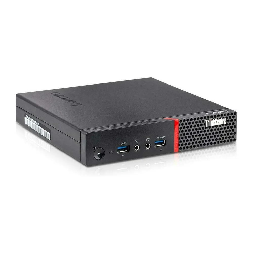 Lenovo ThinkCentre M700 Mini Desktop PC, Intel Core i5-6400T, 8 GB RAM, 256 GB SSD, Tastiera QWERTY — 5