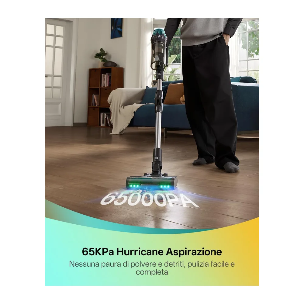 Vexilar Aspirapolvere Senza Fili Potente 65000Pa/ 60Min — 3