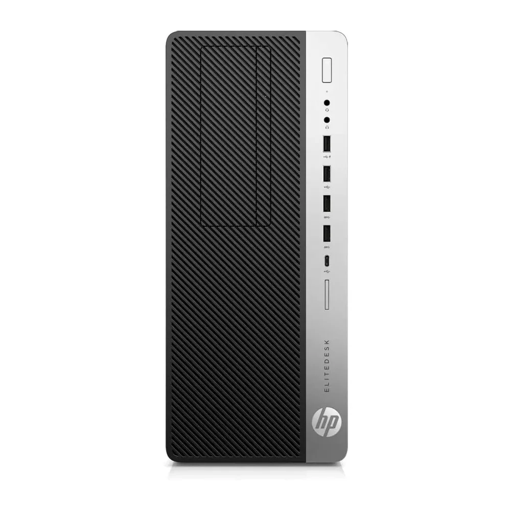 HP EliteDesk 800 G4 MT, Tower PC Desktop, Intel Core i7-8700T, 16 GB RAM, 512 GB SSD, WiFi, Bluetooth, — 4