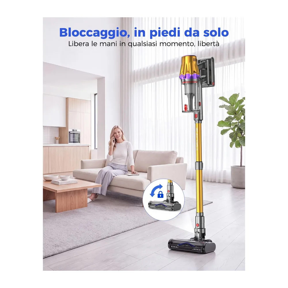 aonus Aspirapolvere Senza Fili 60000Pa/650W/80Min — 6