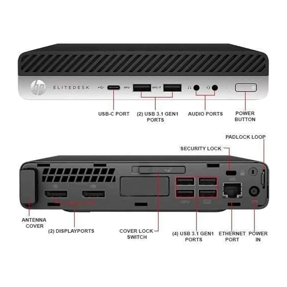 HP EliteDesk 800 G3 Mini‌ Desktop Tiny PC — 6