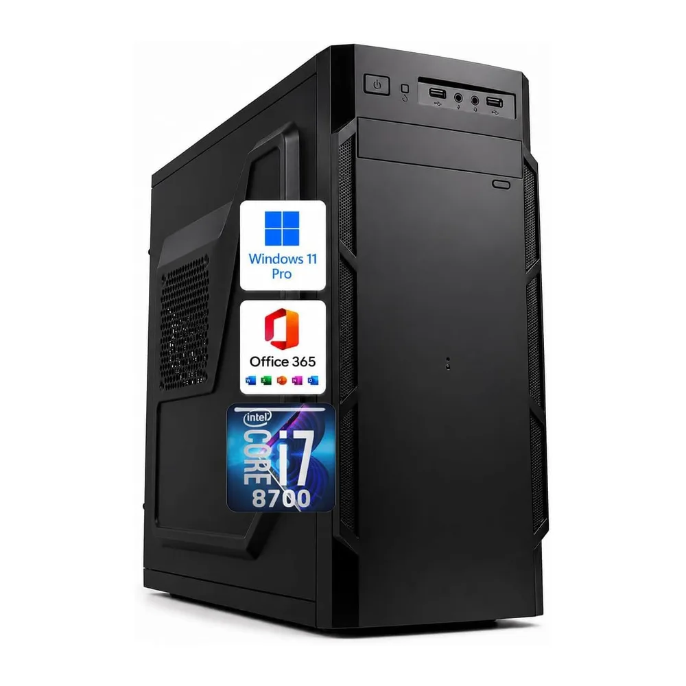Desktop-PC • Intel Core i7-8700 • 16 GB RAM DDR4 • 512GB SSD nvme • Windows 11 Pro • WiFi • Office 365 •