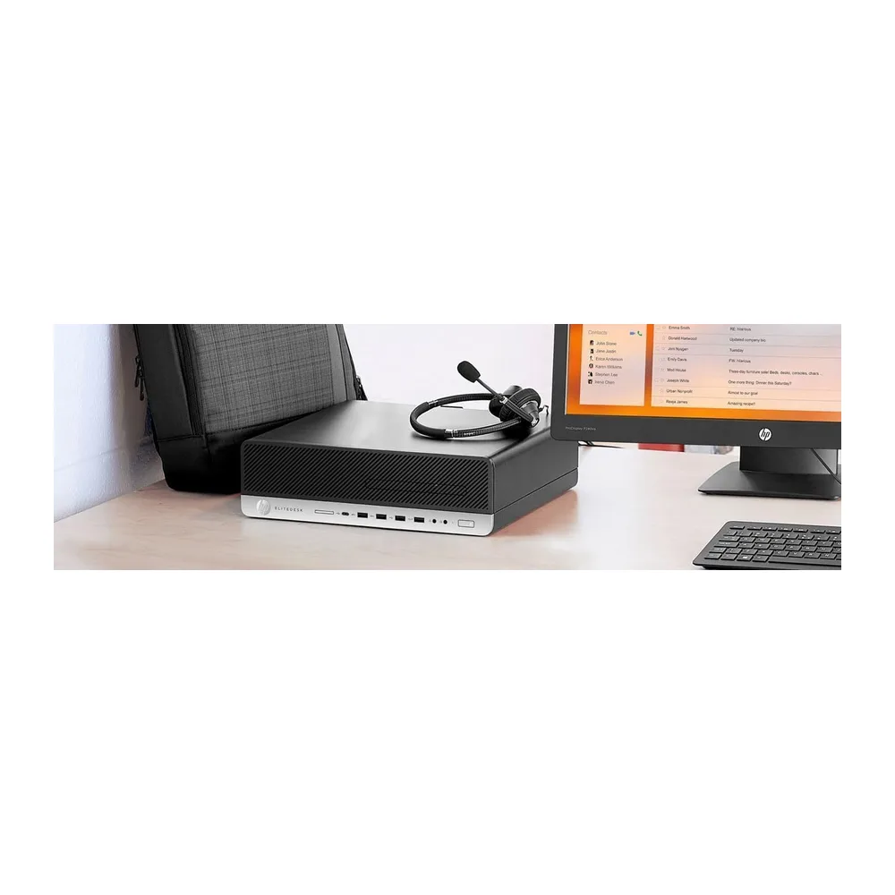HP EliteDesk 800 G5 SFF Desktop PC, Intel Core i5-9500T, 16 GB RAM, 256 GB SSD, WiFi, Bluetooth, tastiera — 6