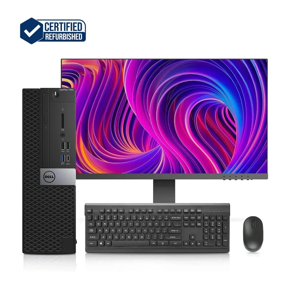 Dell OptiPlex 7050 SFF Desktop PC | Intel i7‑7700 | 8GB RAM | SSD 256GB | HDMI & DisplayPort | Windows 11 Pro — 5