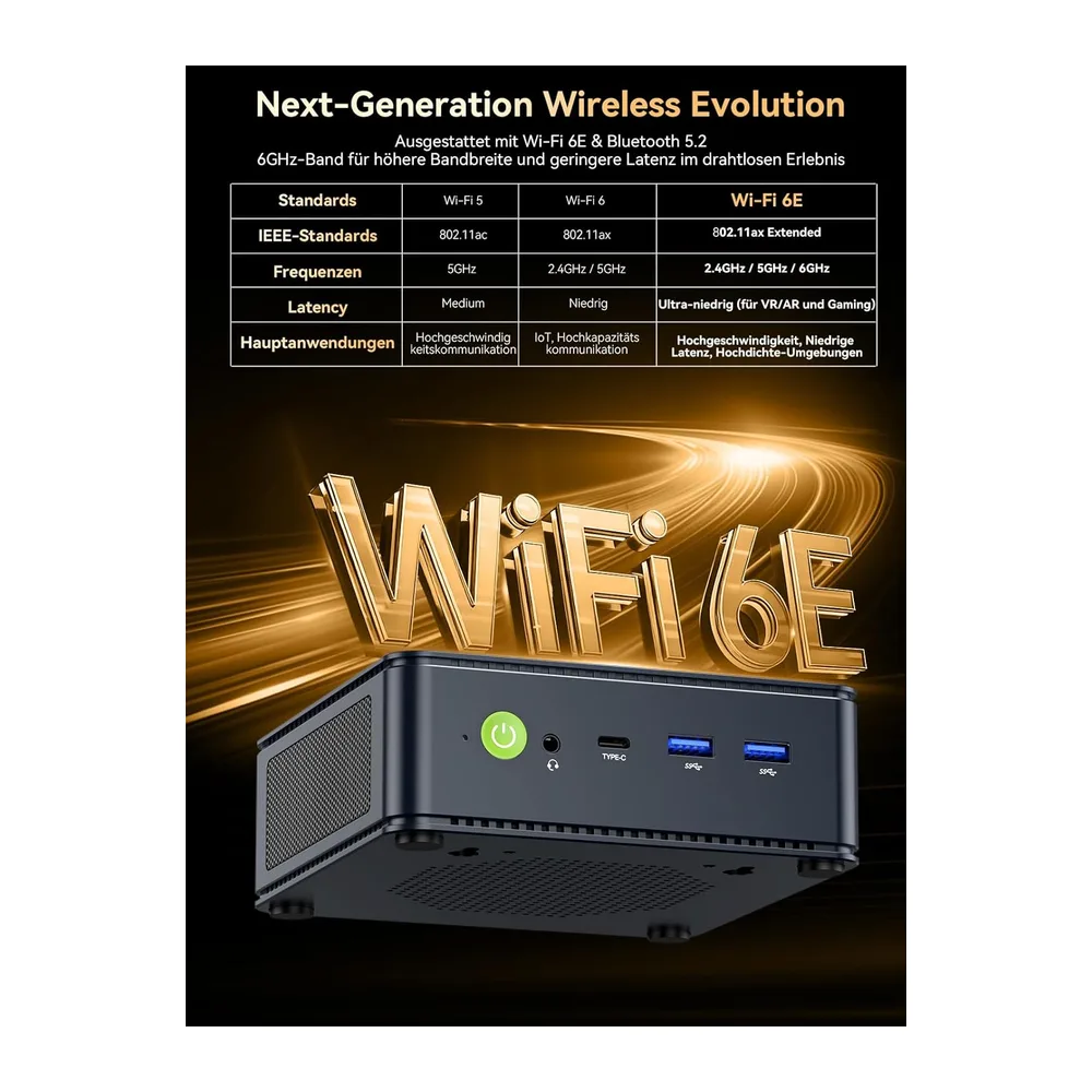 GMKtec M6 Ultra Gaming Mini PC Ryzen 5 7640HS (aggiornato da 6600H/6800U) — 5