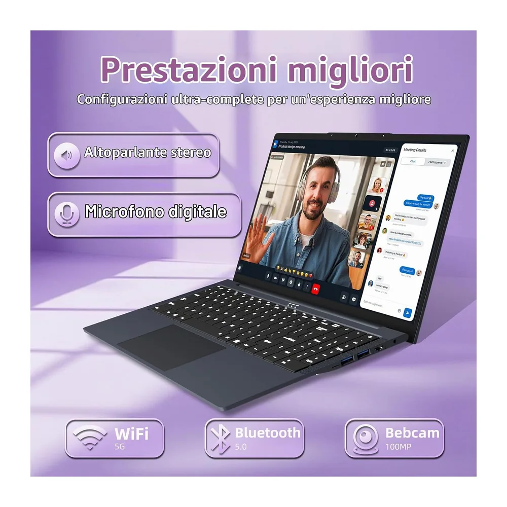PC Portatile 16 Pollici con Core i5-8210Y CPU — 4