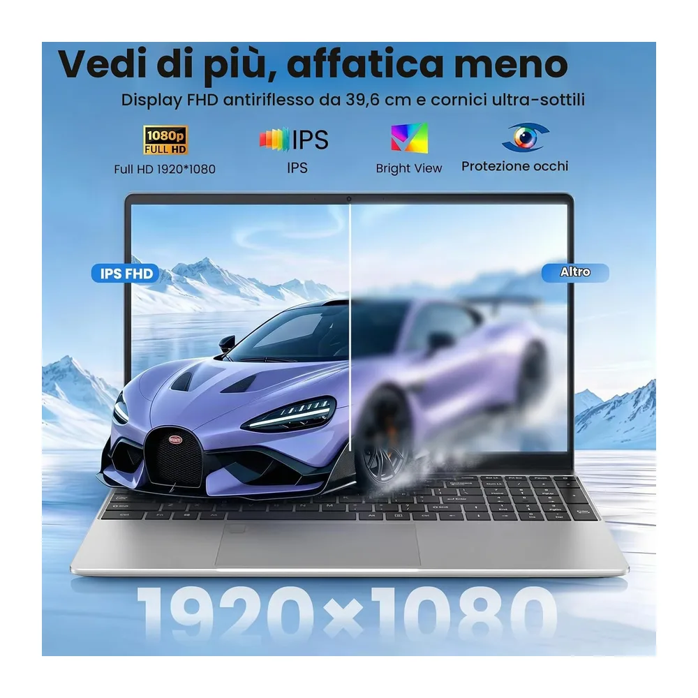 Kayoote 15.6" Computer Portatile Win 11 Pro — 4